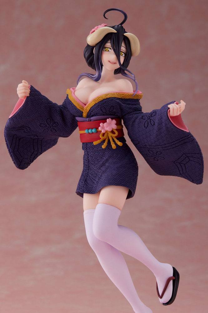 Overlord IV Coreful PVC Statue Albedo Sakura Kimono Version – Bild 8