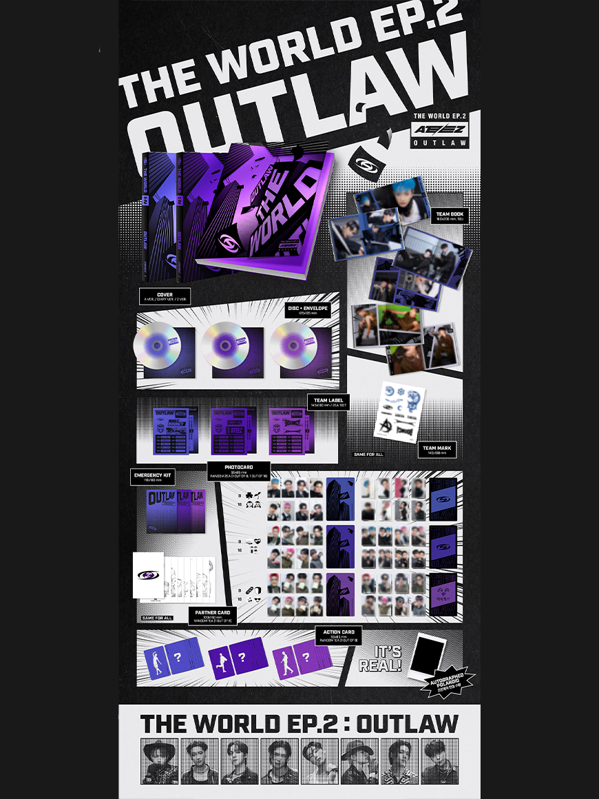 ATEEZ - THE WORLD EP.2 : OUTLAW - Album Z Version – Bild 2
