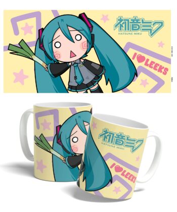 Hatsune Miku Tasse Miku Chibi Leek Girl