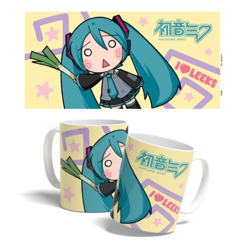 Hatsune Miku Tasse Miku Chibi Leek Girl