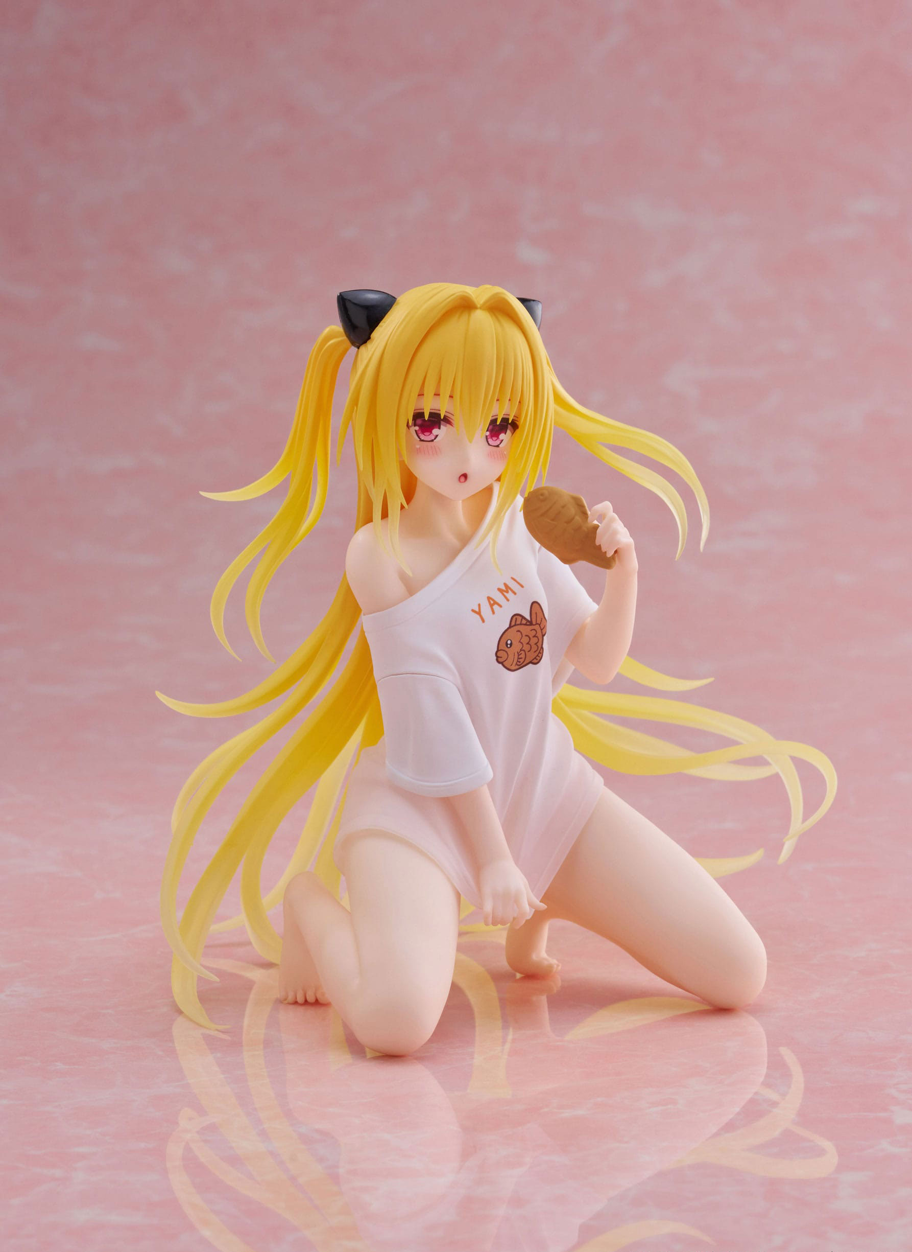 To Love-Ru Darkness Figur Desktop Cute Figure Golden Darkness Roomwear Version