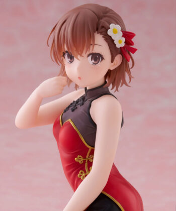 Alternative view of A Certain Scientific Railgun Desktop Cute Figure Mikoto Misaka Chinese Dress Version