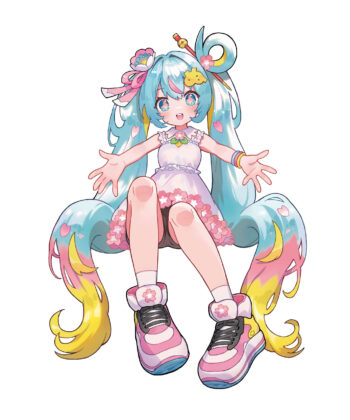 Hatsune Miku Noodle Stopper Figur Hatsune Miku 10th Anniversary