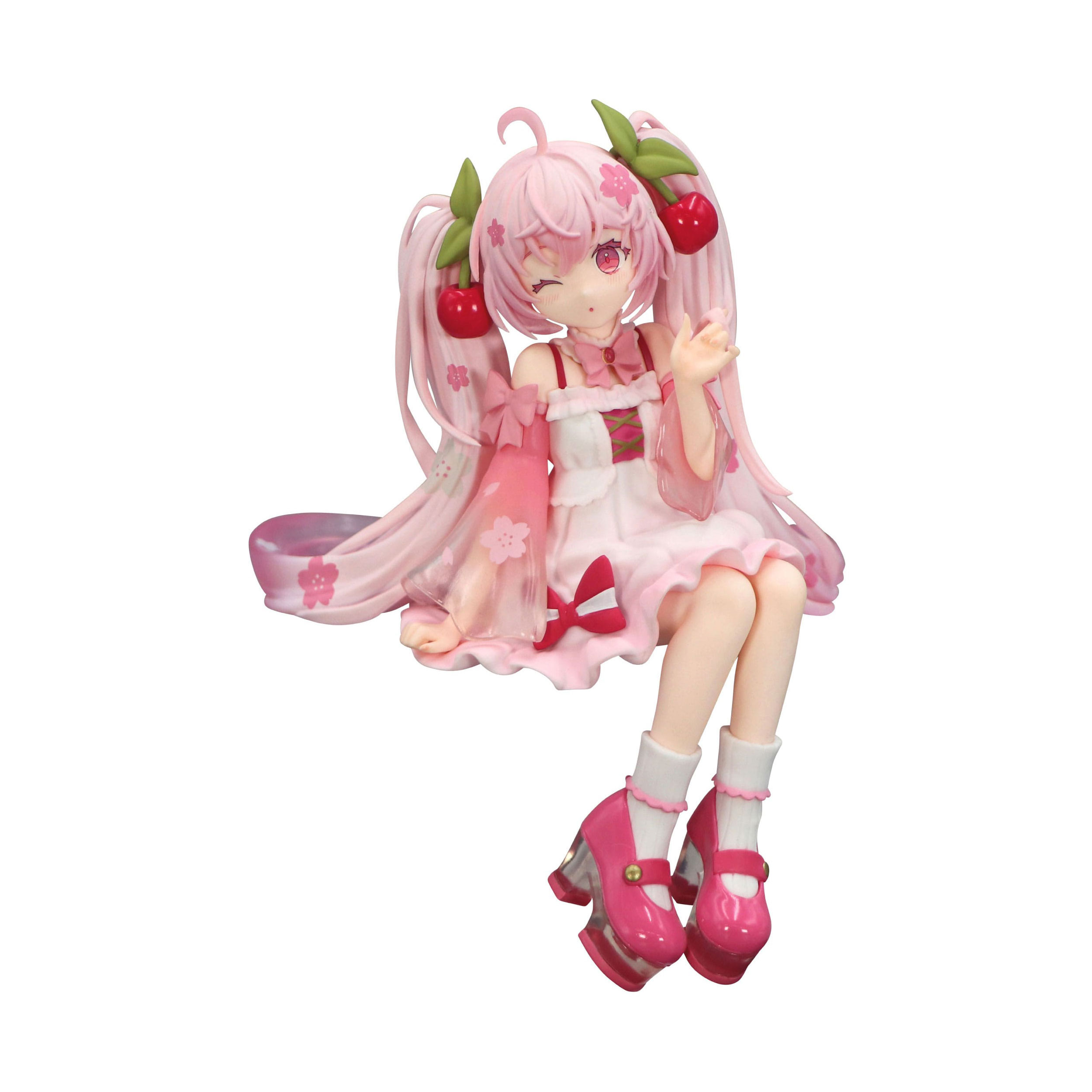 Hatsune Miku Noodle Stopper Figur Sakura Miku 2025 Wink Version